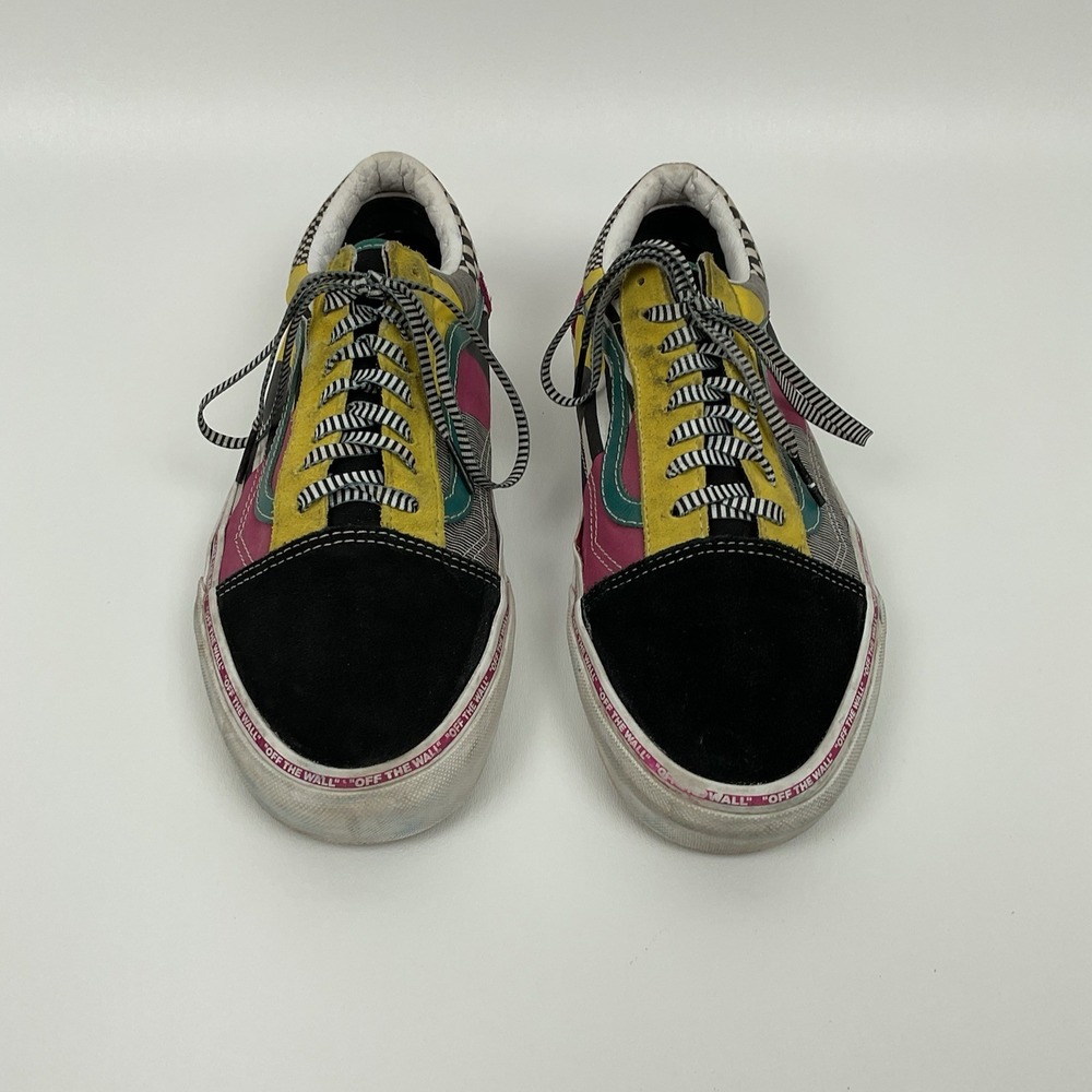 Vans Old Skool Multicolor Patchwork Sneakers Size… - image 2